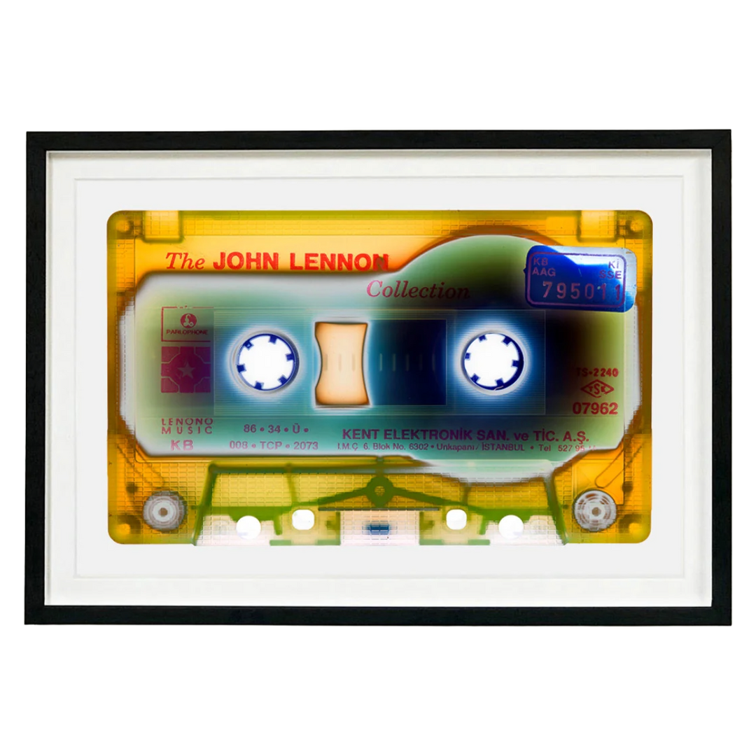 Tape Collection Elektronik 2023 in black frame by Richard Heeps