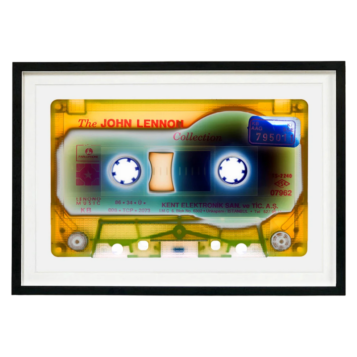 Tape Collection Elektronik 2023 in black frame by Richard Heeps