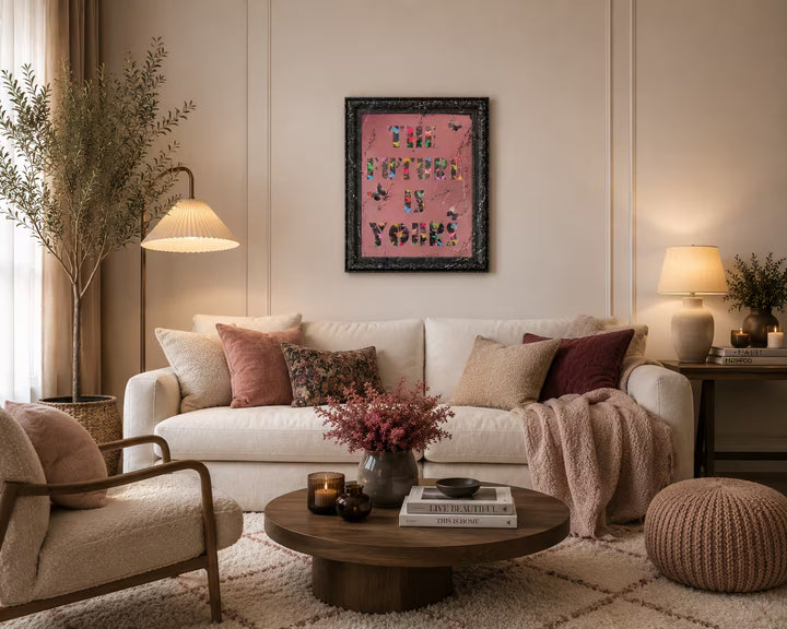 A Maxim limited edition of a reflective base with butterflies and writing over the top, the title is The Future Is Yours