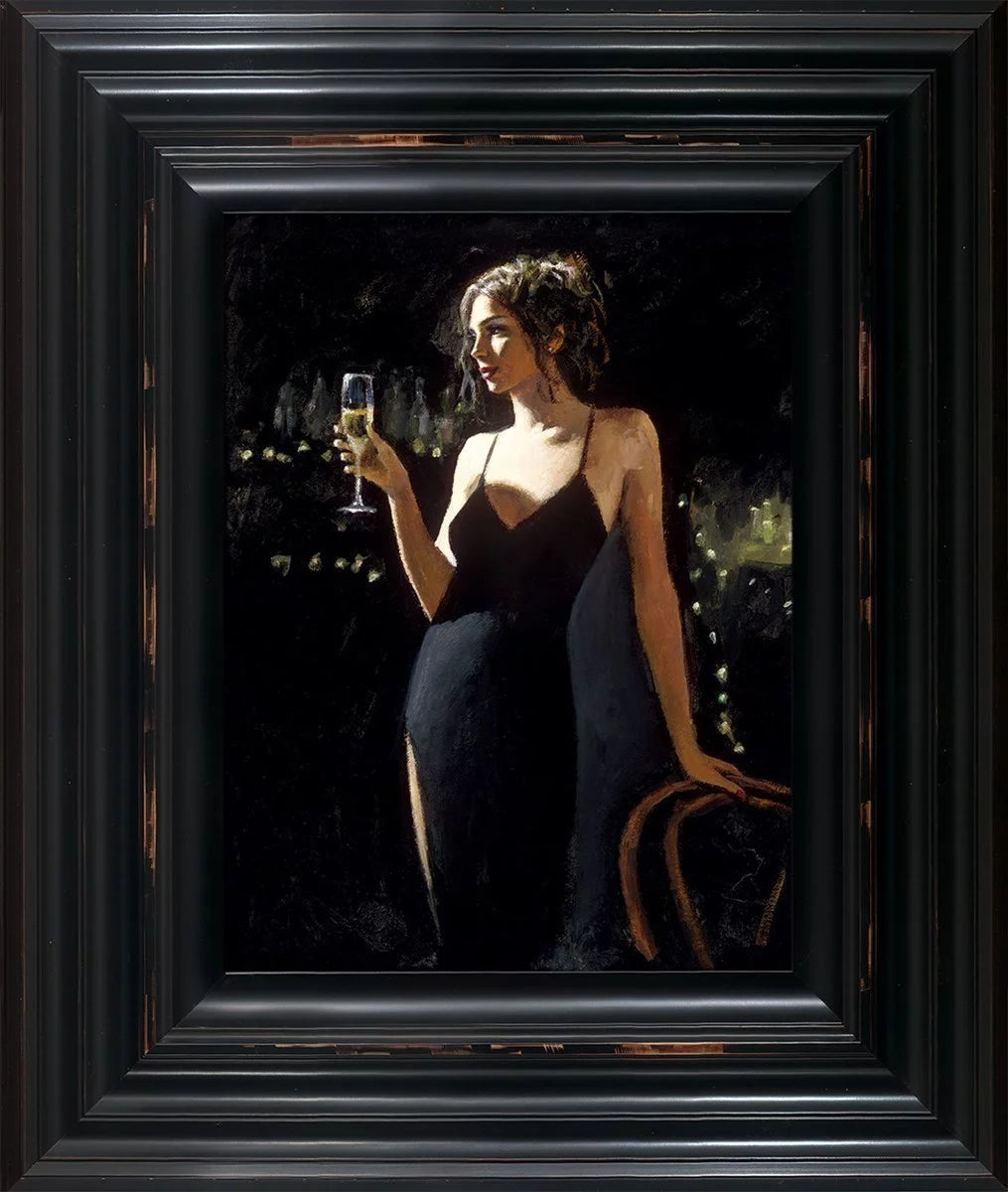 Tiffany with Champagne by Fabian Perez