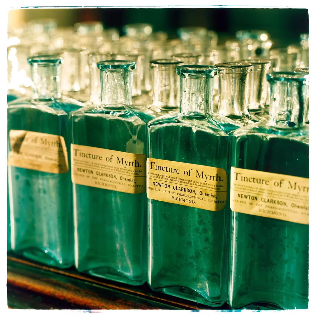 A limited edition photograph by Richard Heeps using vibrant colours, the title is Tincture of Myrrh, Stockton-on-Tees