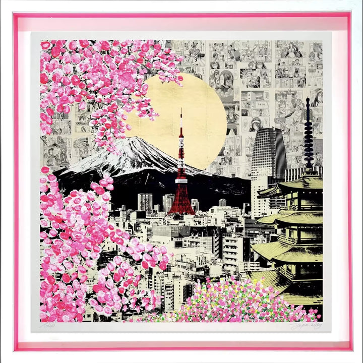 Jayson Lilley Tokyo Dreams framed