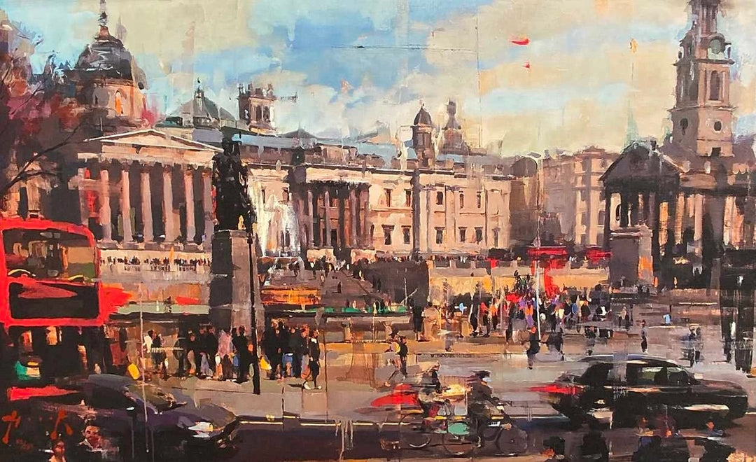 Trafalgar Square by Christian Hoo