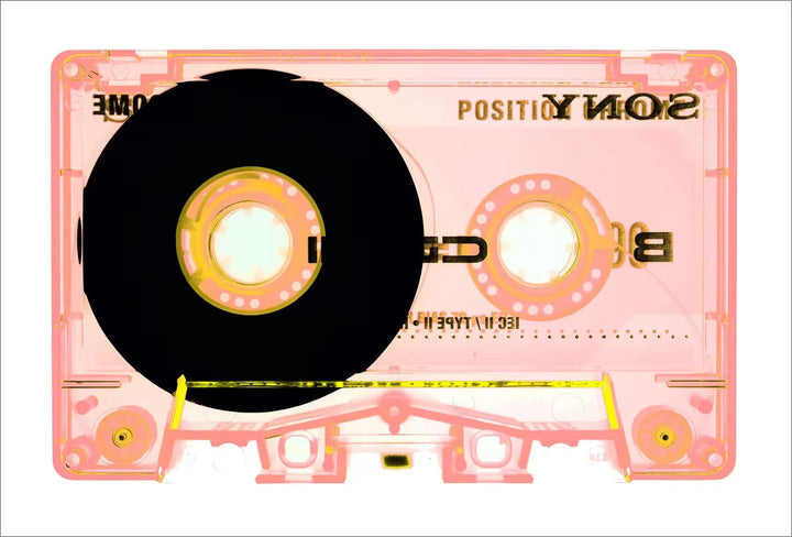 A limited edition photograph by Richard Heeps using vibrant colours, the title is Tape Collection &