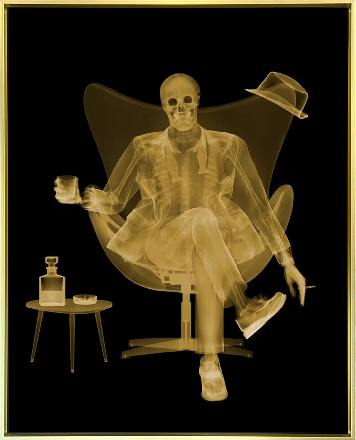 Nick Veasey Rat Pack III Golden Era framed