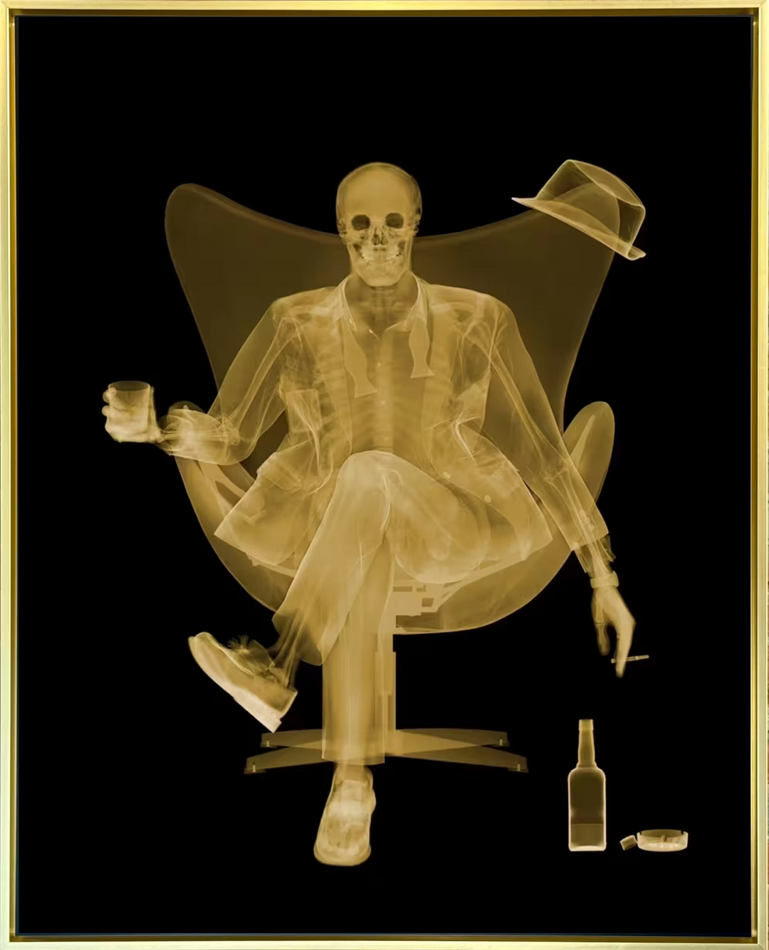 Nick Veasey Rat Pack Golden Era framed