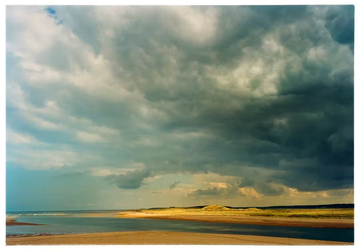 A limited edition photograph by Richard Heeps using vibrant colours, the title is View From Scolt Head of Gun Hill, Norfolk, 2001