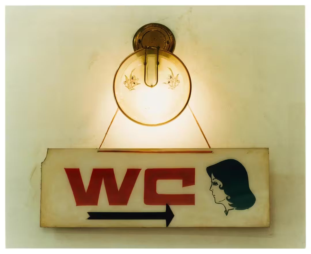 A limited edition photograph by Richard Heeps using vibrant colours, the title is WC Ho Chi Minh City