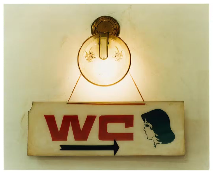 A limited edition photograph by Richard Heeps using vibrant colours, the title is WC Ho Chi Minh City