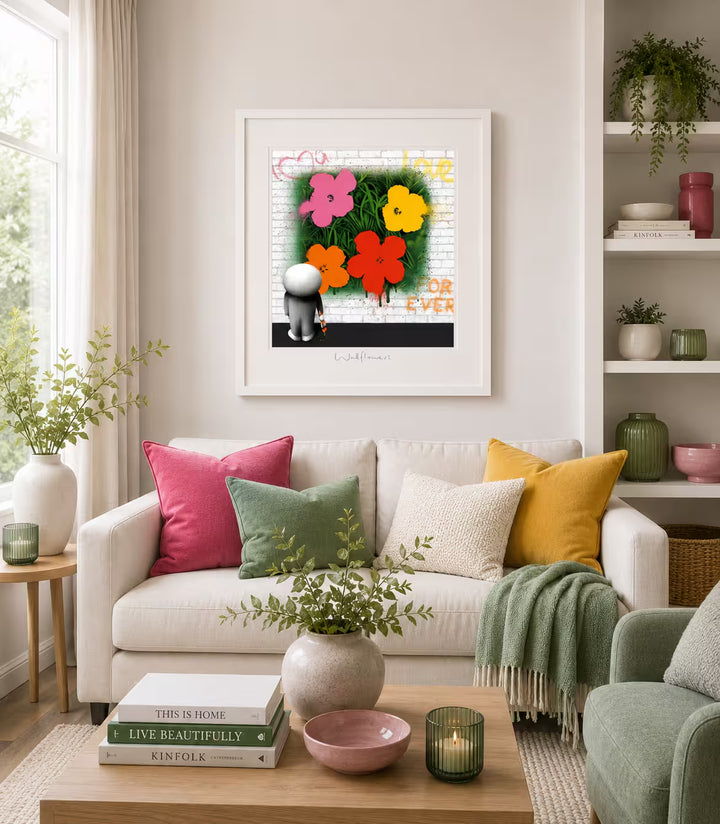 Doug Hyde Wallflowers in situ