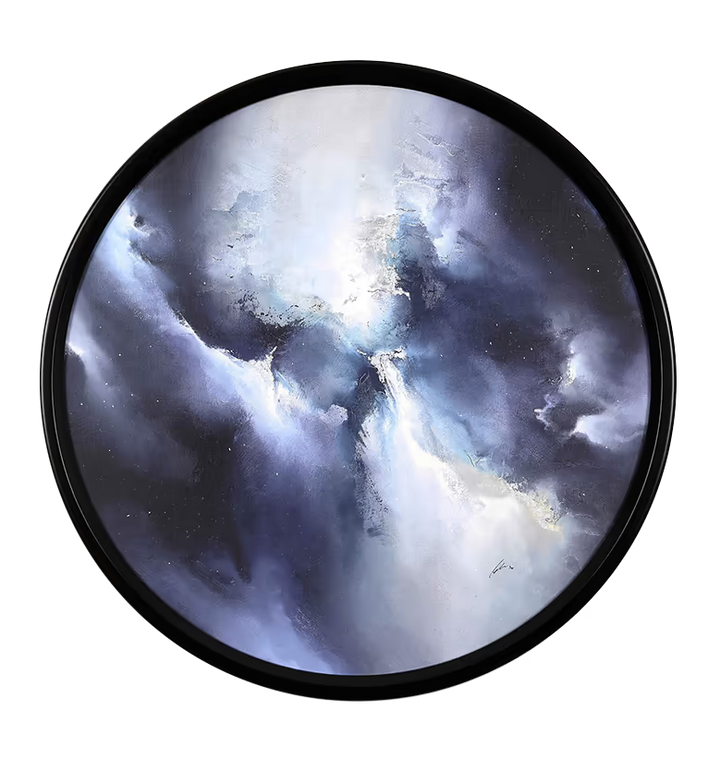 Where Light Begins in black frame by Simon Kenny