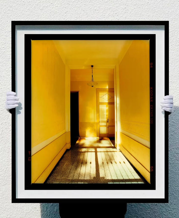 Richard Heeps holding Yellow Corridor Day, Milan, 2019
