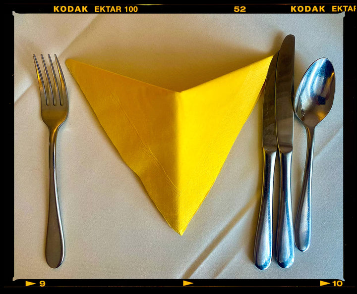 Yellow Napkin, Clacton-on-Sea, 2021 by Richard Heeps
