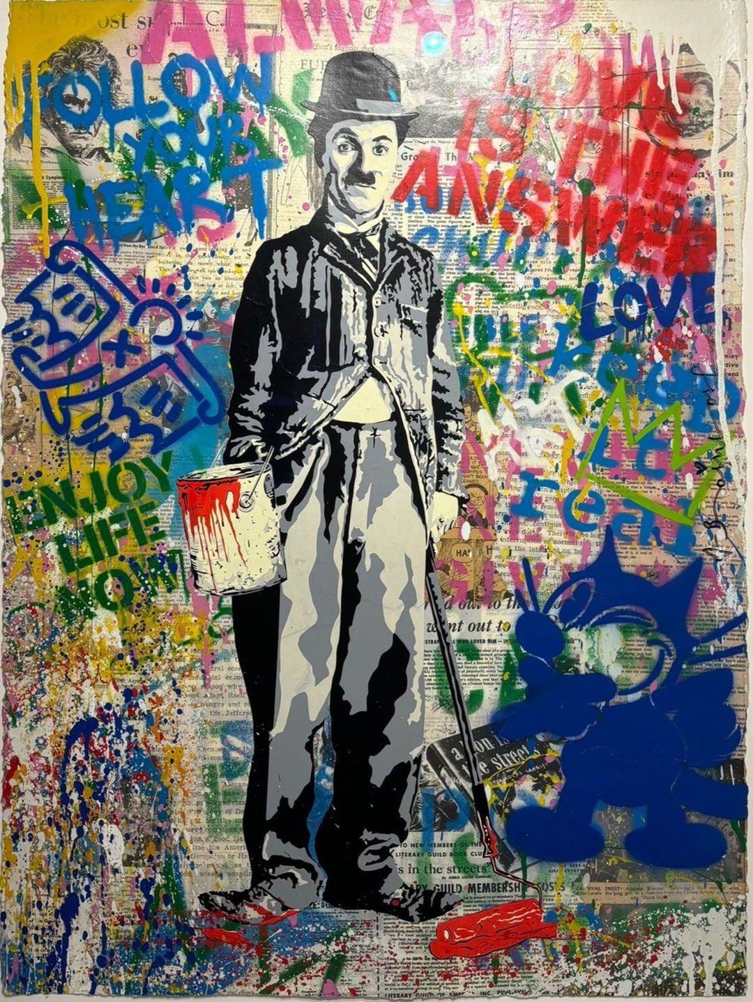 Chaplin by Mr Brainwash