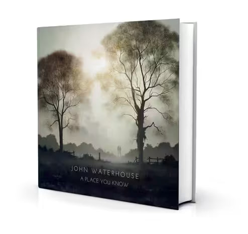 A John Waterhouse open edition book, the title is A Place You Know (Open Edition)