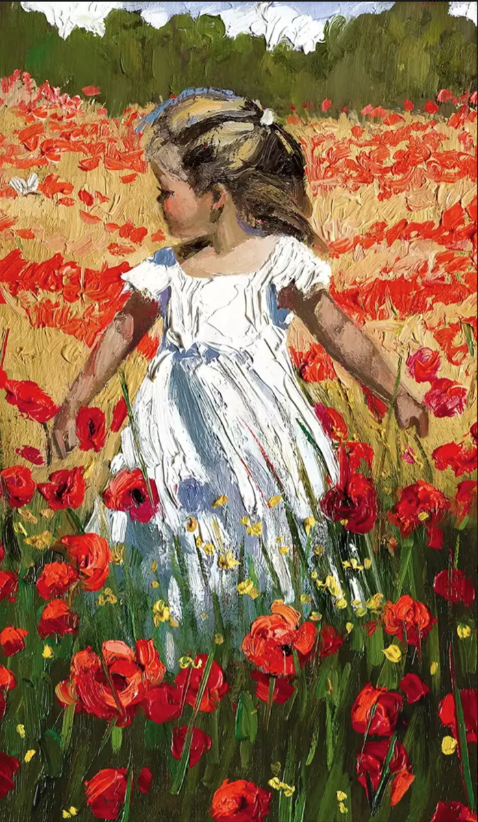 The Butterfly Amongst the Poppies by Sherree Valentine Daines