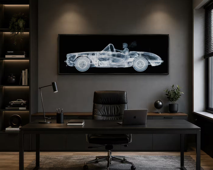 Nick Veasey Corvette Cruiser in situ