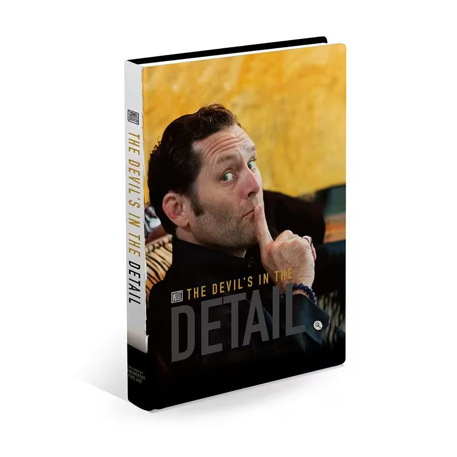 A Todd White open edition book, the title is Te Devil's In The Detail (Open Edition)