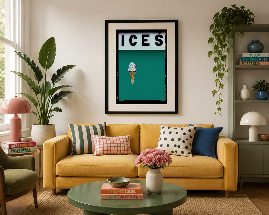 Richard Heeps Ices (Turquoise Teal) in situ