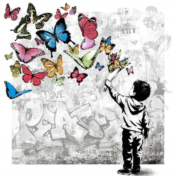 Peace is Beautiful by Mr Brainwash