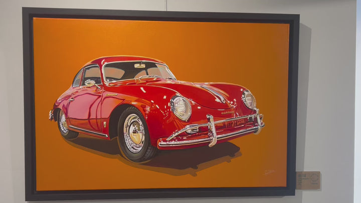 1955 Porsche 356 Continental Coupe by Roz Wilson