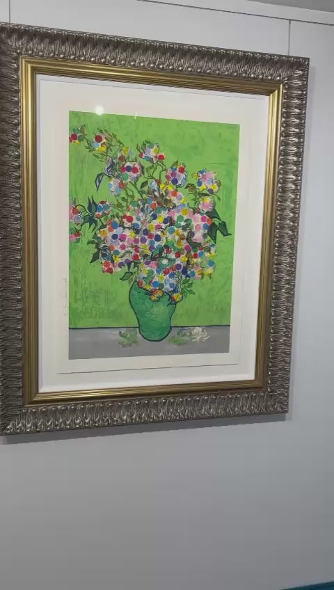 Dotted Bloom by Mr Brainwash