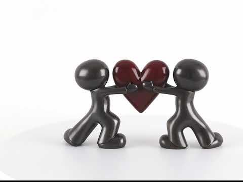 Heart to Heart (Bronze) by Doug Hyde