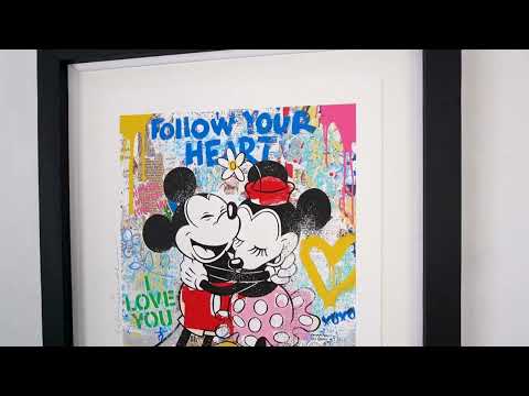 Forever Starts Here by Mr Brainwash