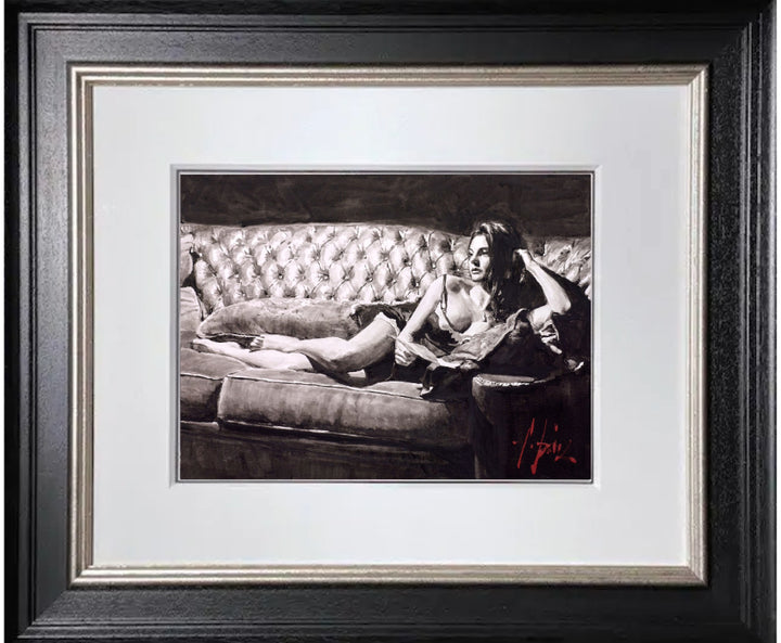 Saba with Letter V by Fabian Perez