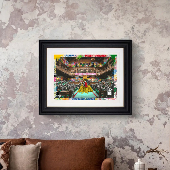 Swinging the Truth (Original) by Mr Brainwash