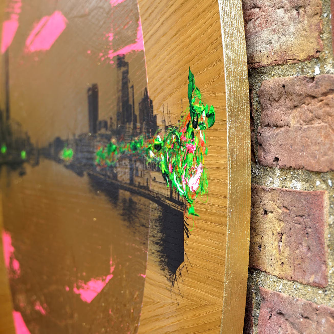 London Bridge City Pink by Jayson Lilley