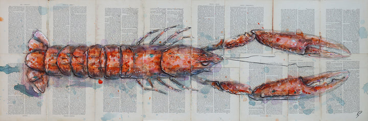 Red Langoustine by Giles Ward