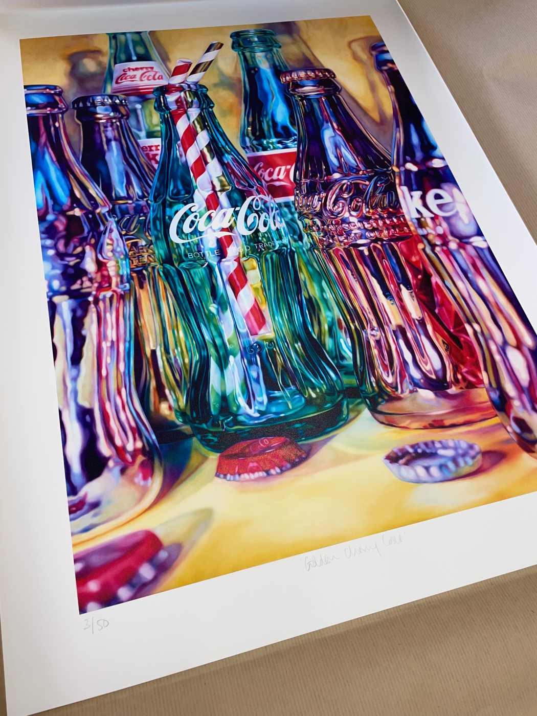 Golden Cherry Coke by Kate Brinkworth