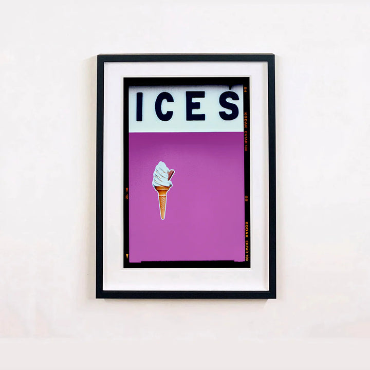 Ices Plumb framed in black frame Richard Heeps