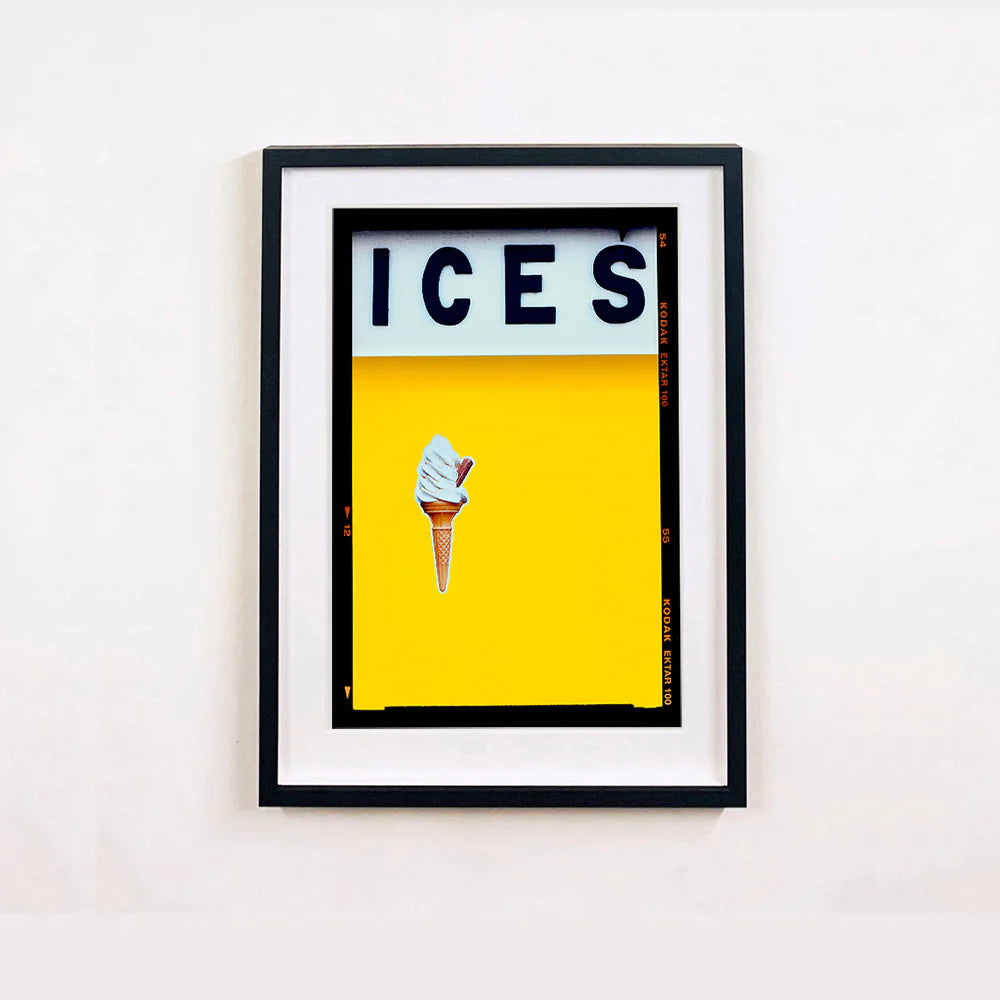 Ices Yellow in black frame Richard Heeps