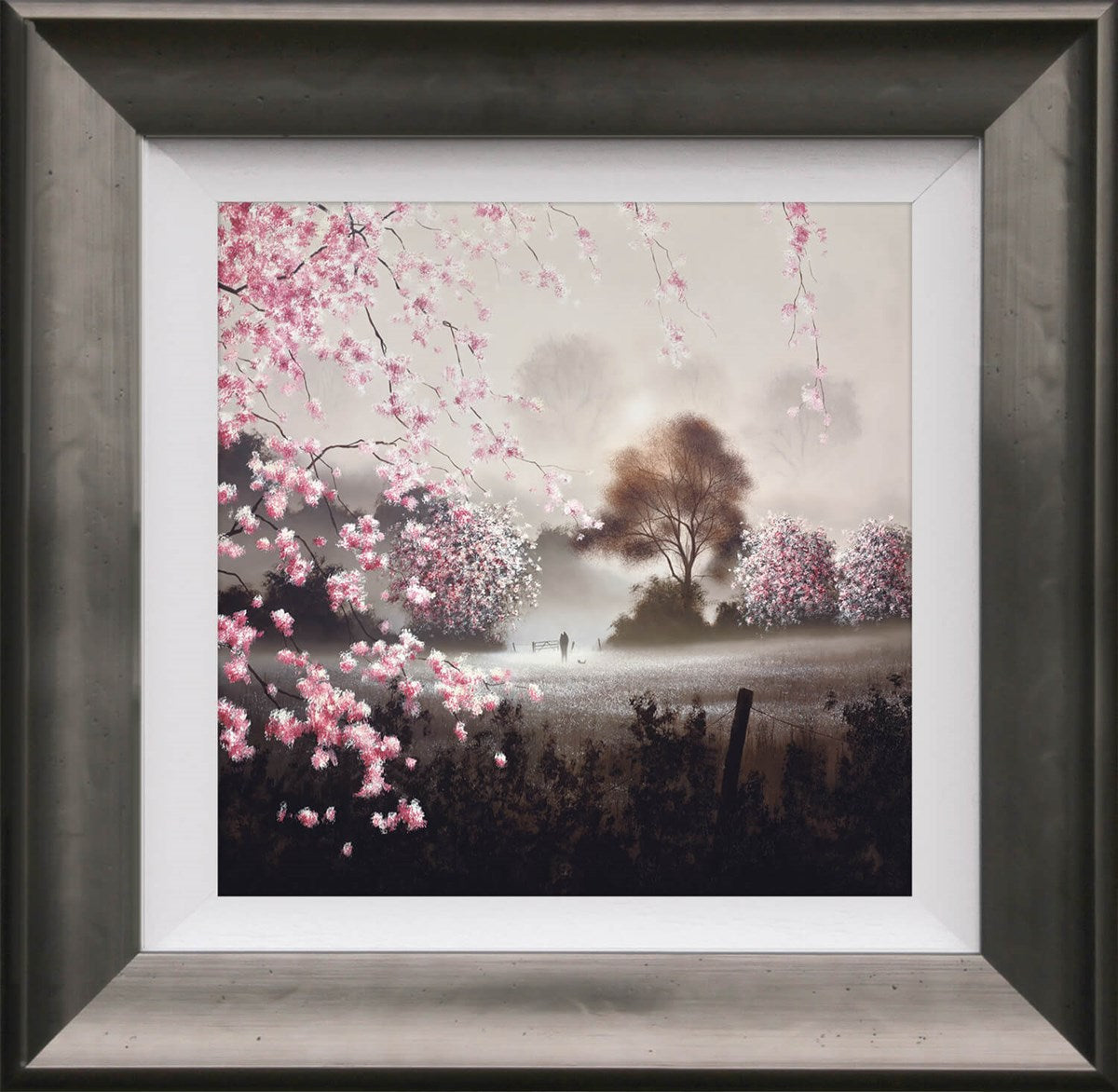 Through Blossom Fields I by John Waterhouse